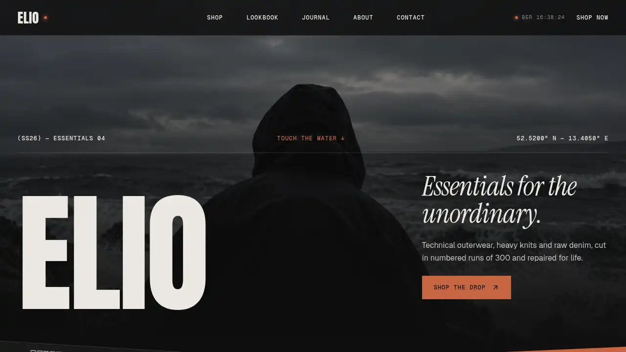 Elio template preview