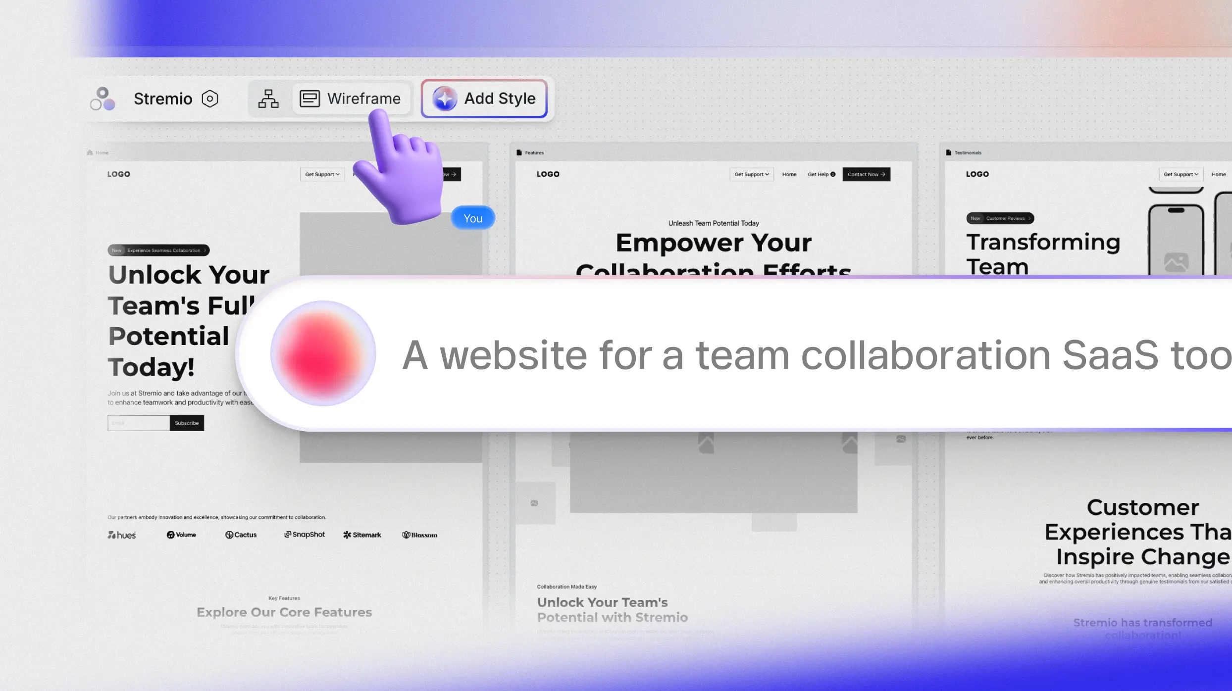 Wireframe Examples for Common Projects