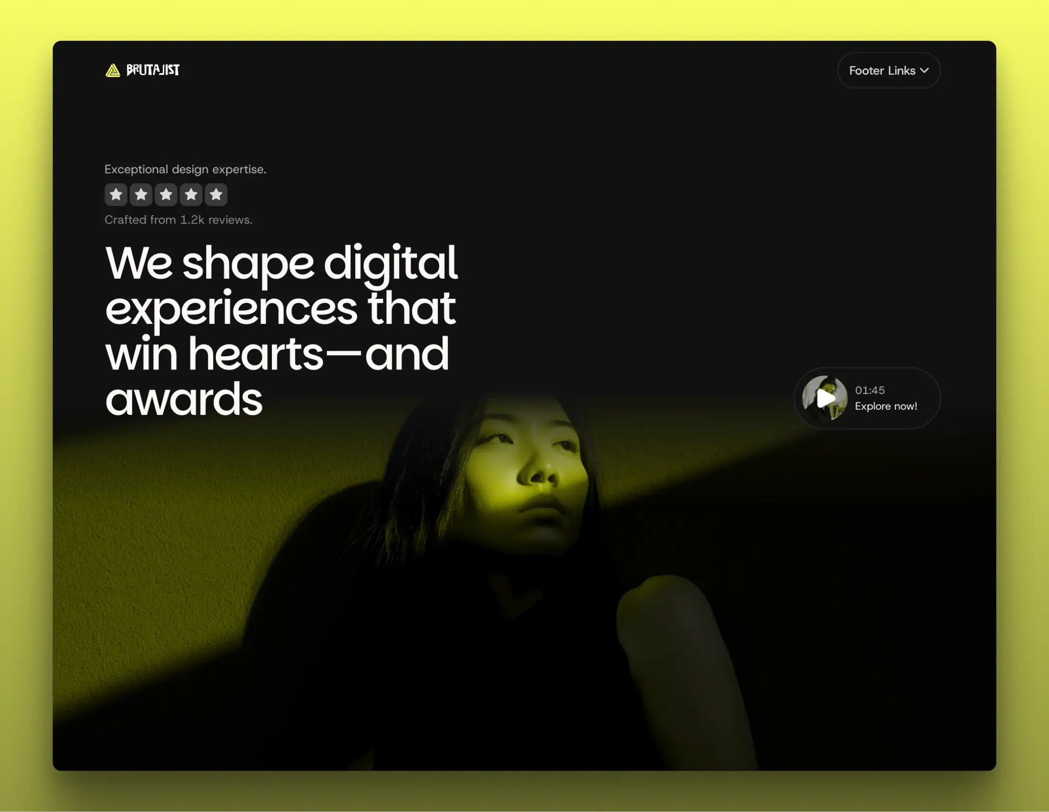 Portfolio website for students and freelancers. Built with Modulify
