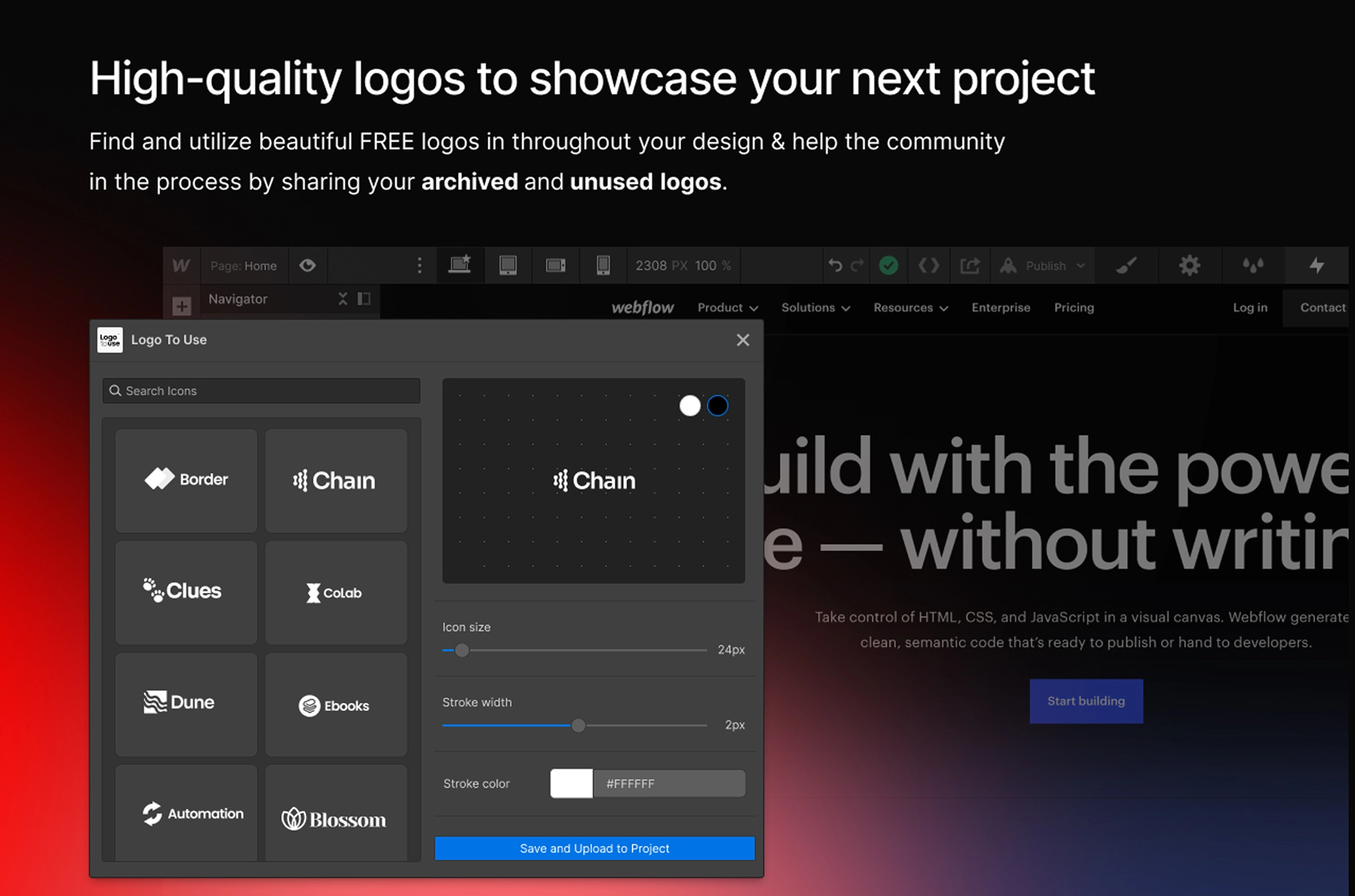 logotouse webflow app