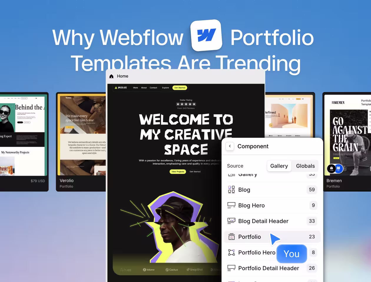 Why Webflow Portfolio Templates Are Trending