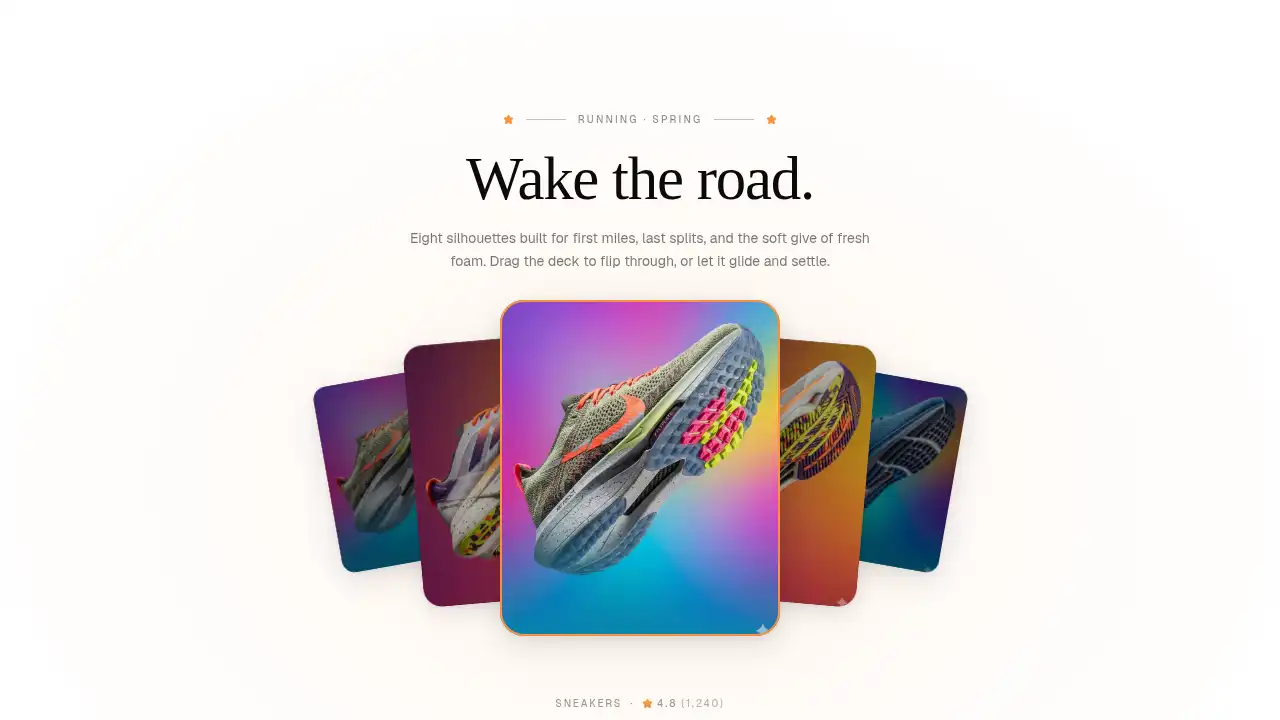Drag Gallery template preview