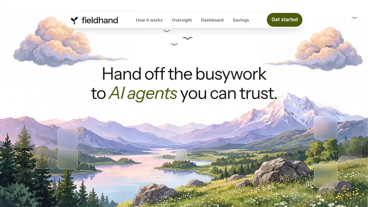 Fieldhand template preview